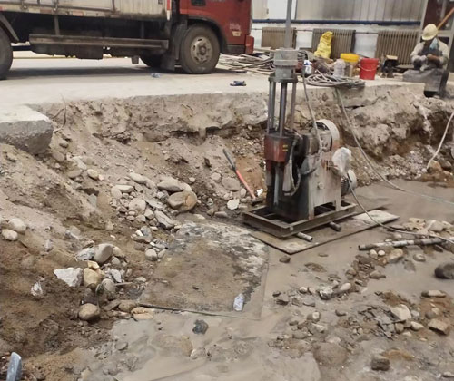 金凤公路下沉压浆